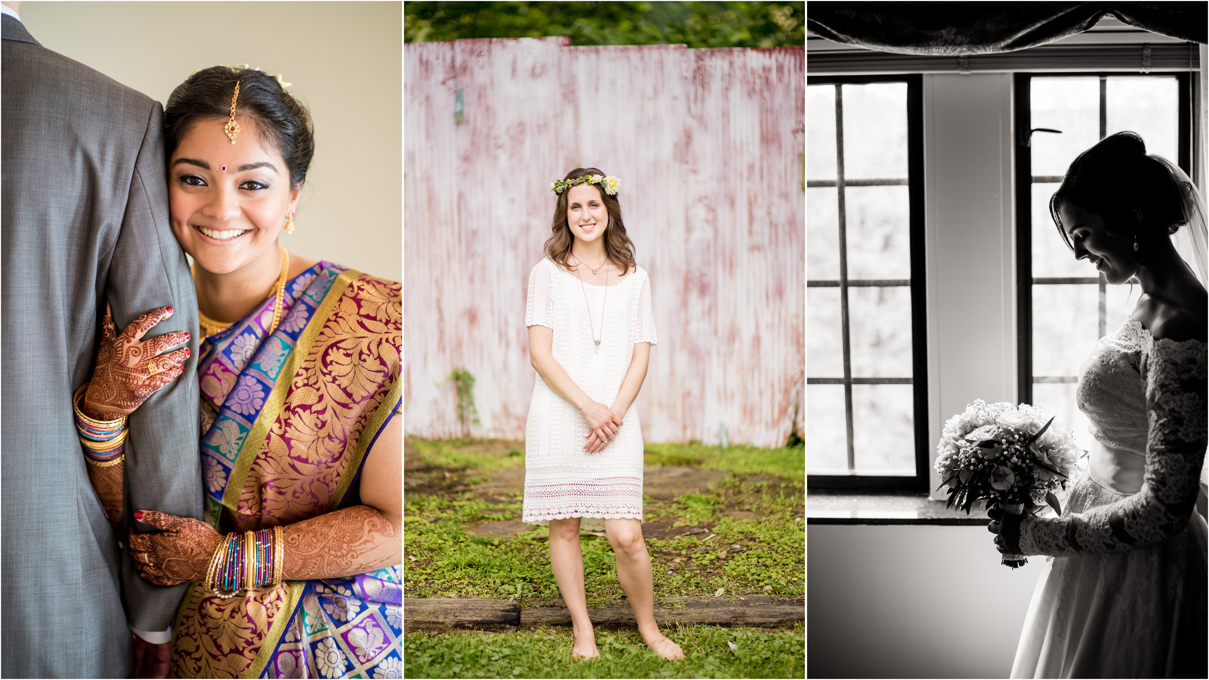 Cool Bridal Attire and Portraits