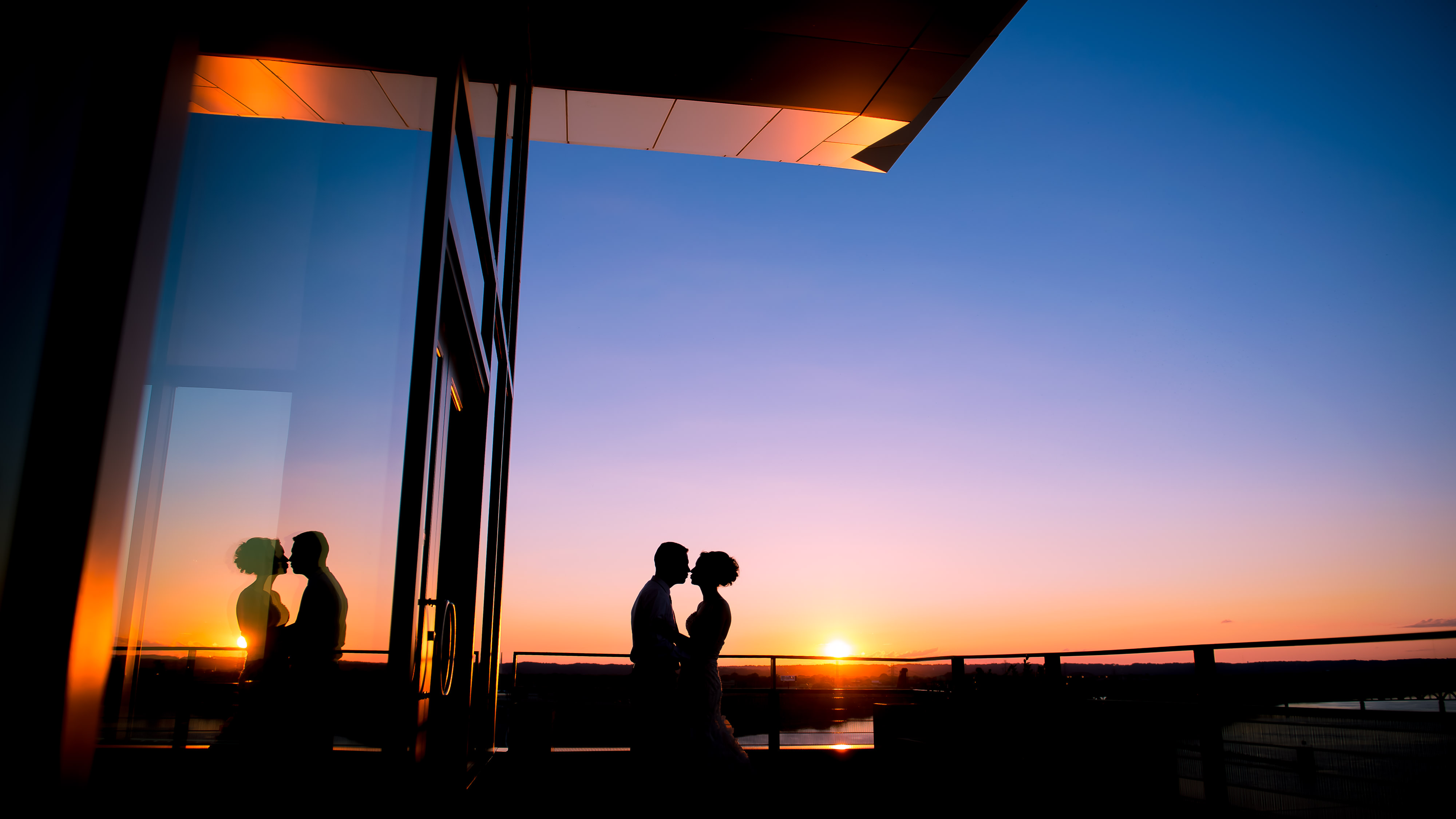 Beautiful Wedding Photography at Sunset