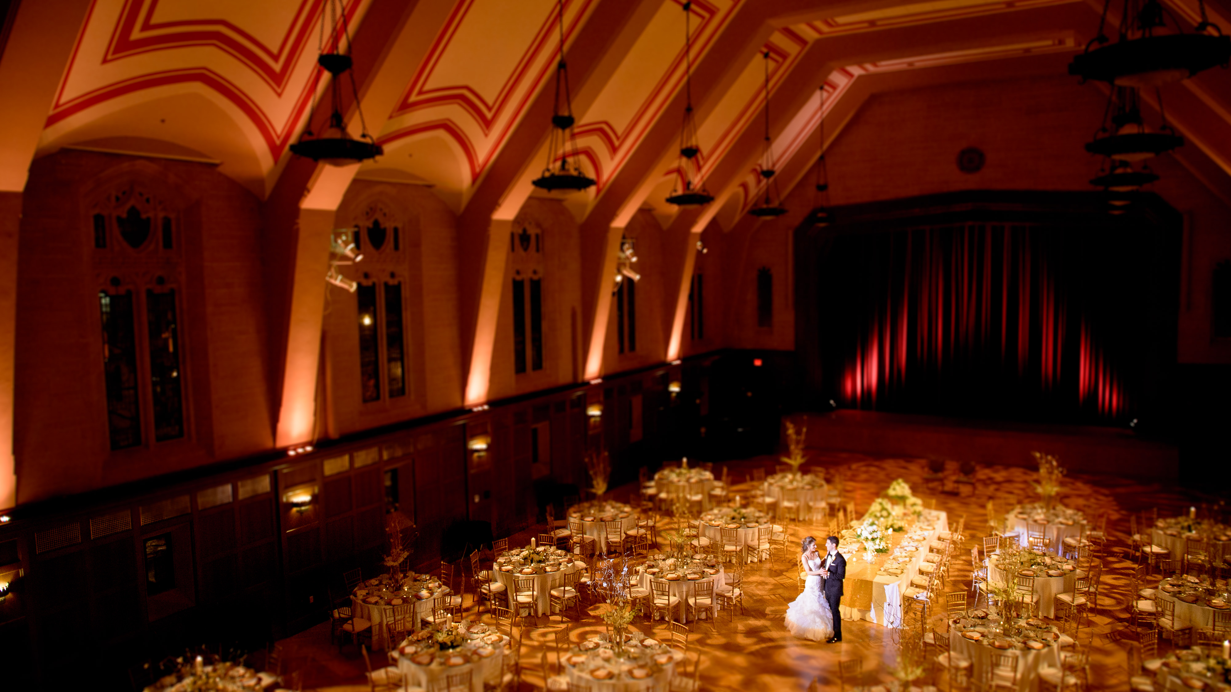Beautiful minimalist wedding venue portraits