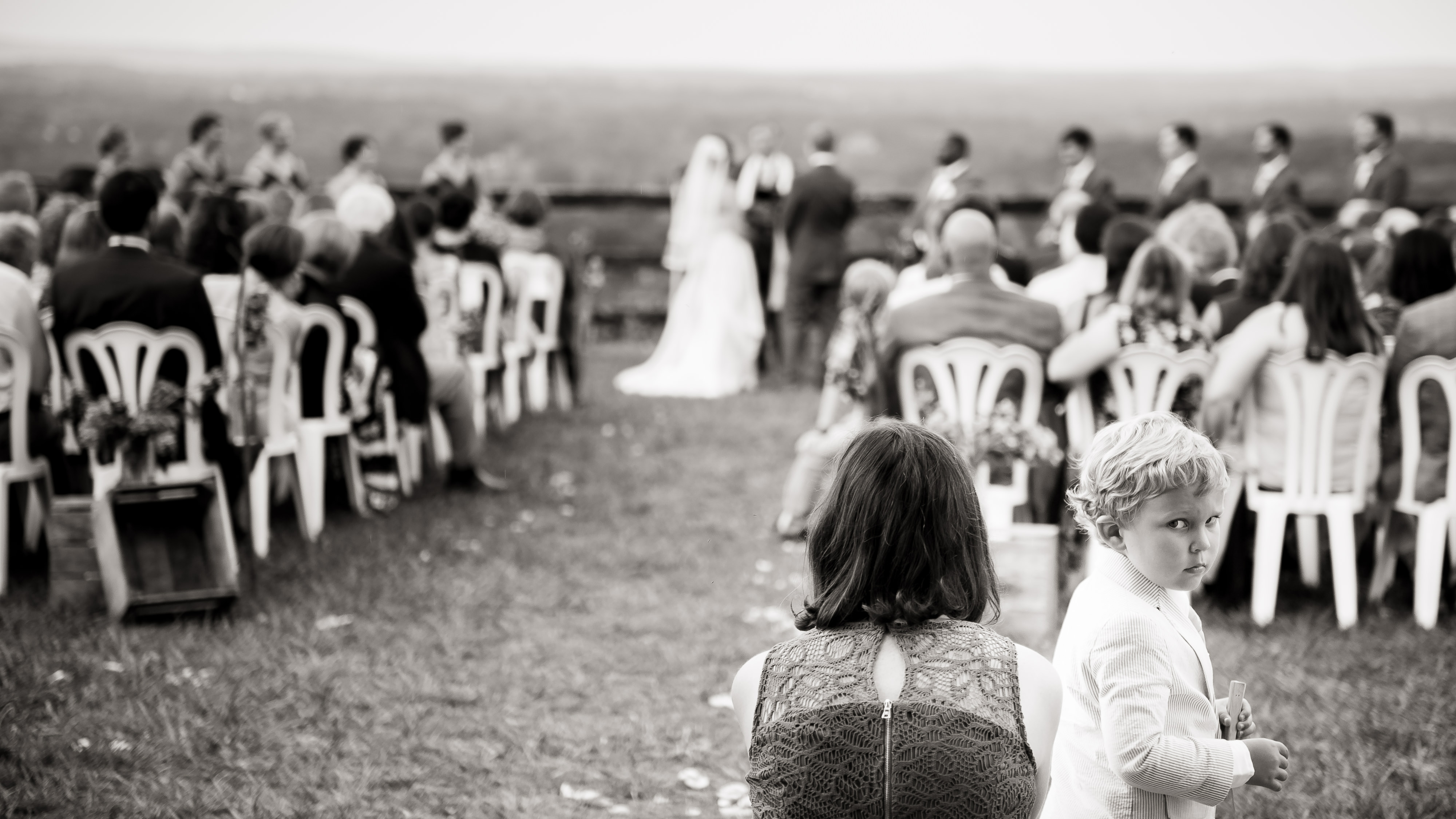 Funny kids at Virginia winery weddings