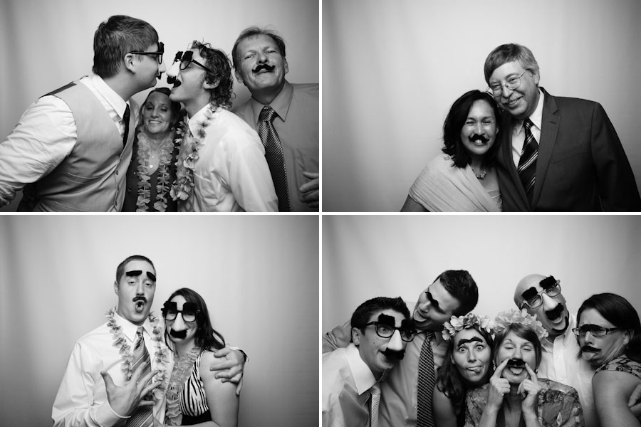 JMPhotobooth3 Josh and Mika's Funny Moustache Photobooth from their Bloomington Wedding