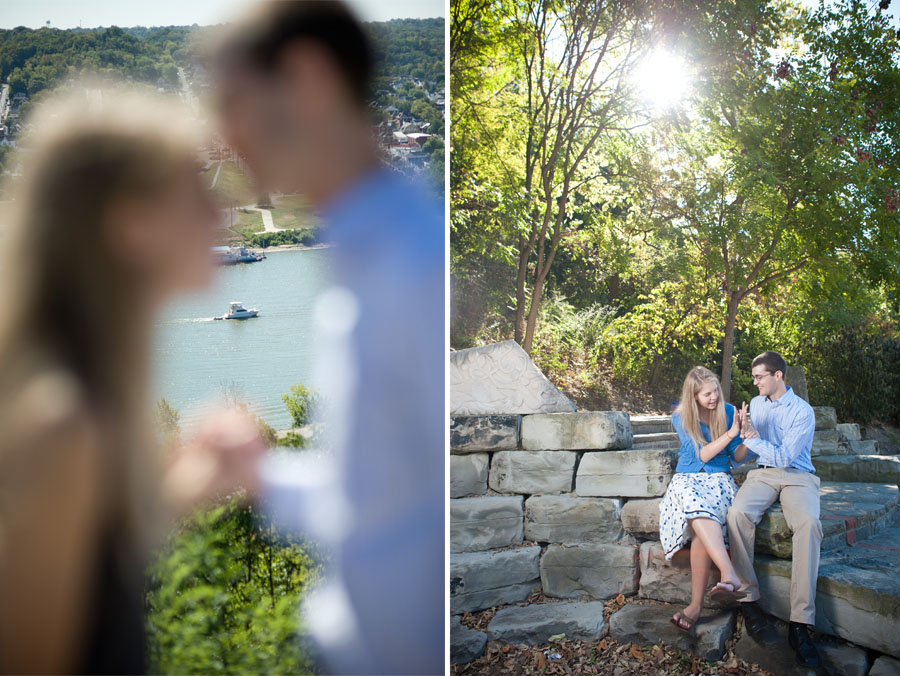 Jenny and Matt's Cincinnati, Ohio Engagement Portraits by Tall and Small Photography