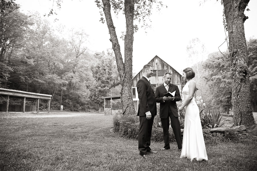 story-inn-wedding-brooke-hank-8 couple in front of barn at story inn wedding