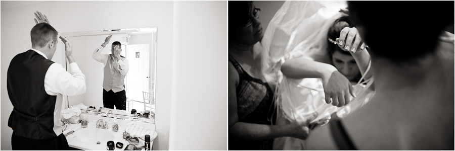 ritz-charles-wedding-photography-DE-1 bride and groom getting ready at the ritz charles