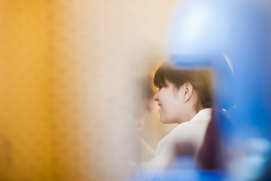 boston-church-advent-sheraton-commander-wedding-photography-4 reflection shoot through mirror bride getting ready