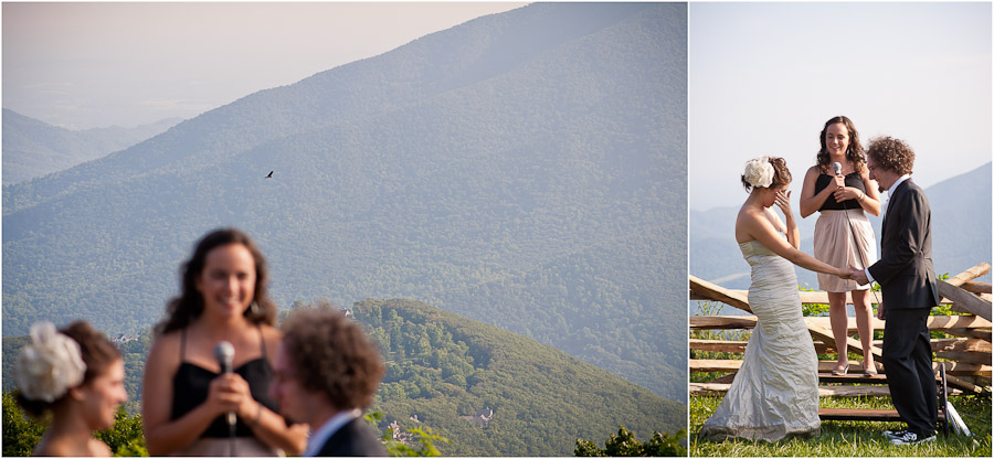 Wintergreen-Virginia-Wedding-Photography-12 wintergreen wedding ceremony overlooking blue ridge mountains
