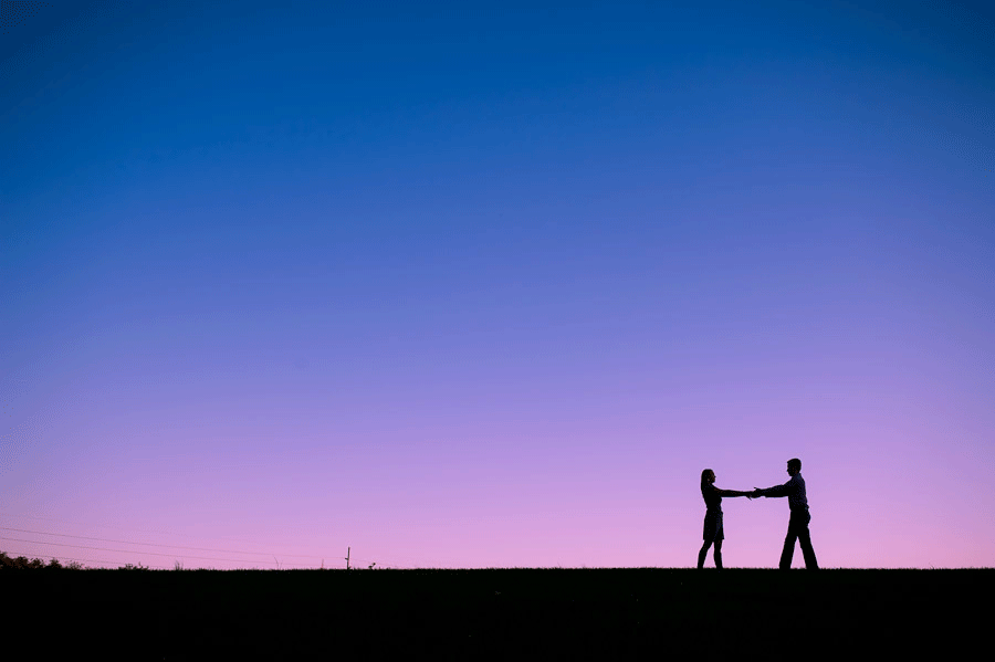 Engagement-Animation-Dance-Rebekah-Jim Cool Sunset Engagement Animation