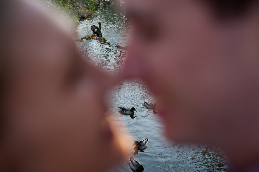Harrisonburg-Engagement-Photography-Rebekah-Jim-6 Funny engagement photo with ducks
