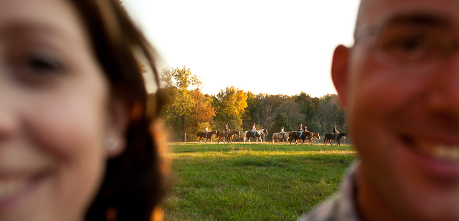 McCormicks-Creek-Engagement-Photography-Liz-Jason-5 funny engagement photo with horses