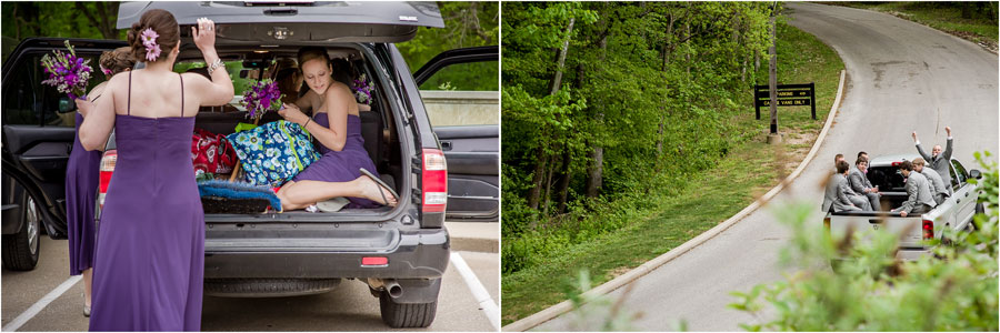 Spring-Mill-Inn-State-Park-Wedding-Photography-Ashley-Wes-05 Funny bridal party transportation