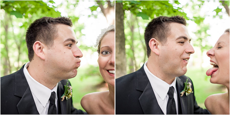 Orkney-Springs-Shrine-Mont-Wedding-Photography-Lori-Will-18 Hilarious funny faces by bride and groom