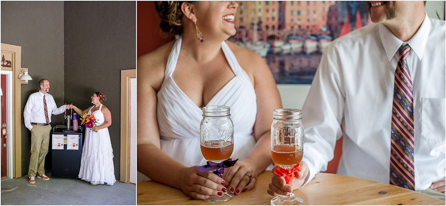 Beer-Themed Wedding Details