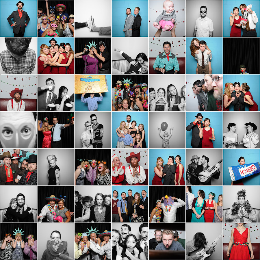 Wedding and Event Photobooth Collage Bloomington Indiana