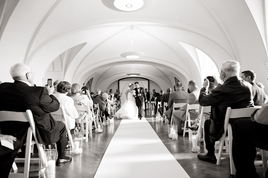 laurel-hall-indianapolis-wedding-photography-amy-jay-10 Super happy bride and groom after wedding ceremony