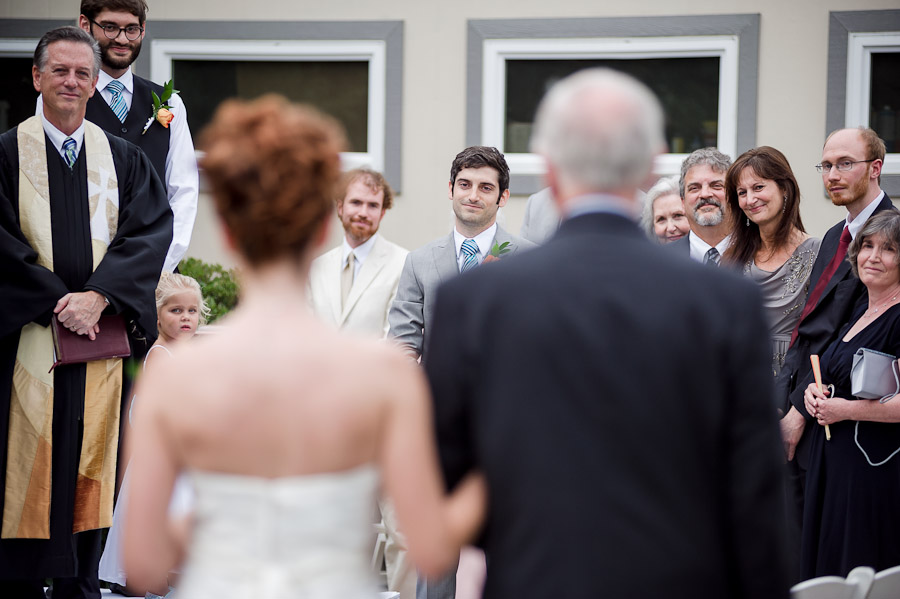WonderLab-Wedding-Photography-Bloomington-Indiana-Austin-Molly-06 Sweet first look at a wedding ceremony