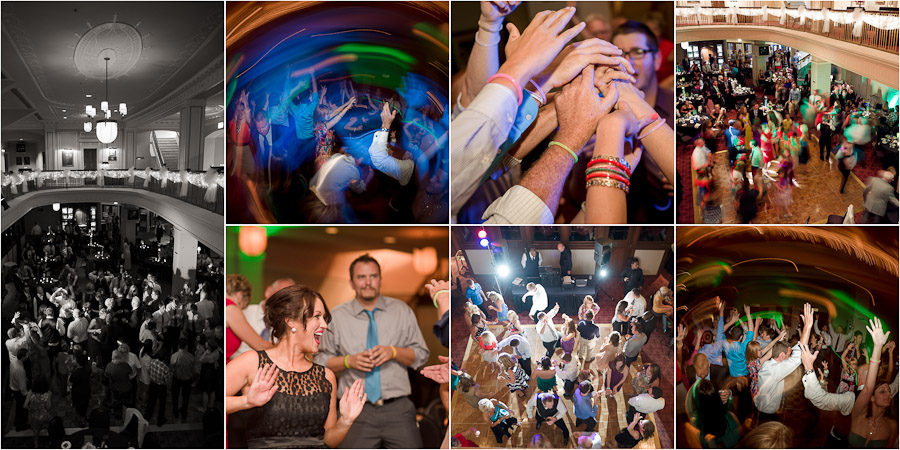 Fun and wild dance floor photos in Indianapolis