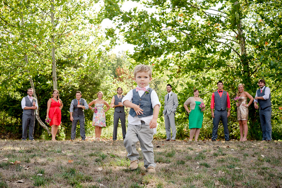 Depauw-Nature-Park-Wedding-Photography-Emily-Ryan-10 funny bridal party shot
