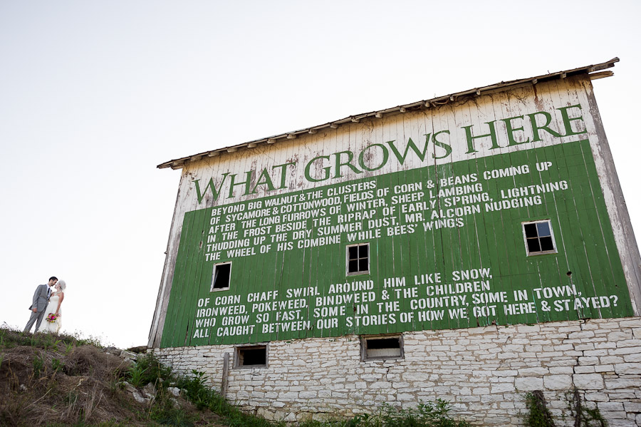 Depauw-Nature-Park-Wedding-Photography-Emily-Ryan-18 Awesome barn with a poem on it