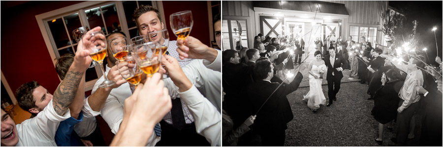 Charlottesville-Wedding-Photography-King-Family-Vineyards-Jess-Dave-19 Funny whiskey shot photos and sparkler exit at Charlottesville VA wedding