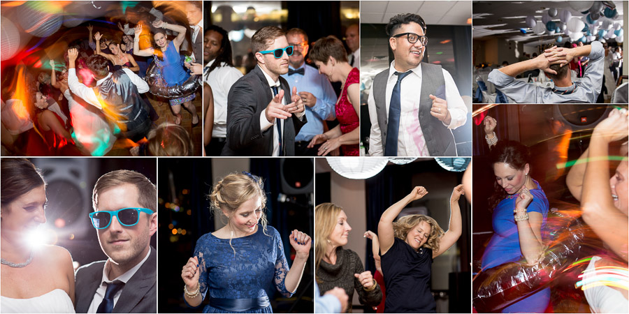 Hilarious, colorful, and wild dancing photos at Indy Wedding