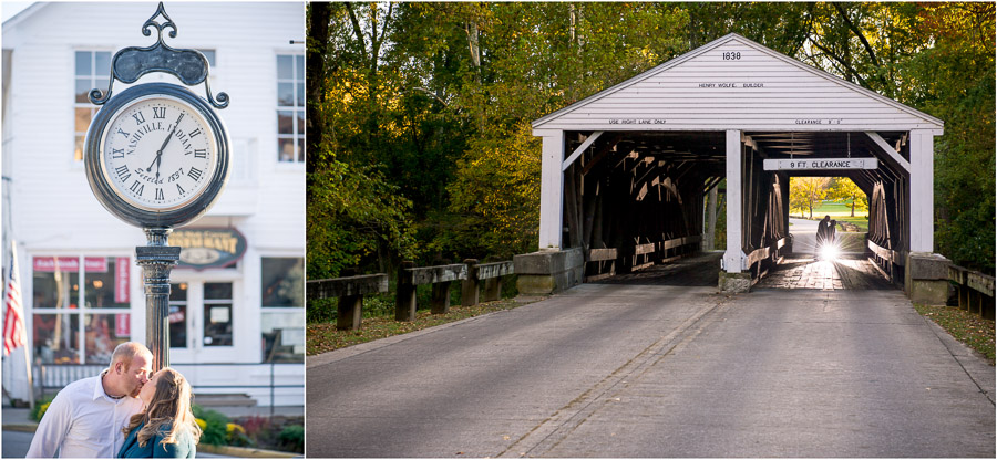 Brown-County-Nashville-Indiana-Engagement-Photography-Randy-Liz-03 Covered Bridge Engagement Photograph