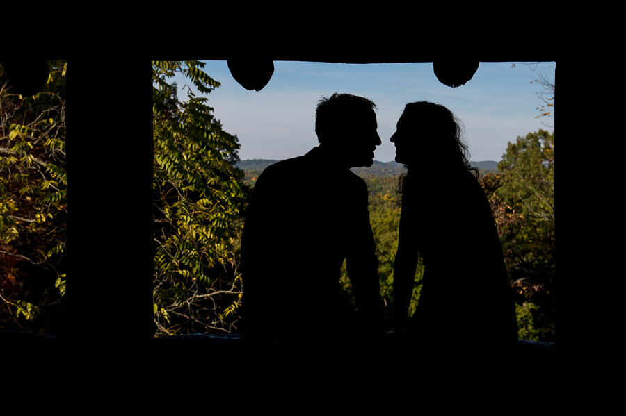 Brown-County-State-Park-Nashville-Indiana-Engagement-Photography-Sarabeth-Reed-02 Silhouette engagement photo