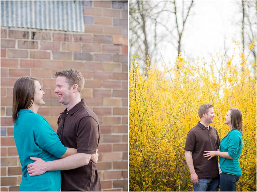 Noblesville-Indiana-engagement-photography-Ashleigh-Jake-04 Sweet, bright, fun engagement photos in downtown Noblesville, Indiana