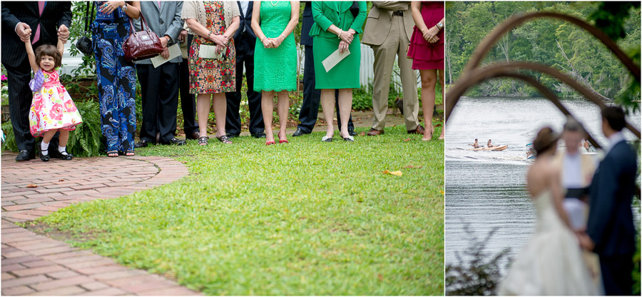 quirky photos of waterfront east coast wedding