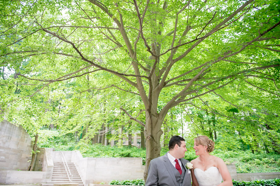 Upland-Brewery-Indiana-University-Bloomington-Wedding-Lydia-John-04 romantic, fun, creative, wedding couple on IU Bloomington campus