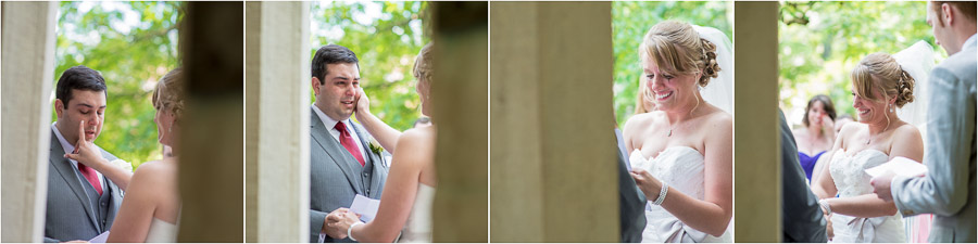 Upland-Brewery-Indiana-University-Bloomington-Wedding-Lydia-John-05 touching, sweet, emotional wedding ceremony on Indiana University campus