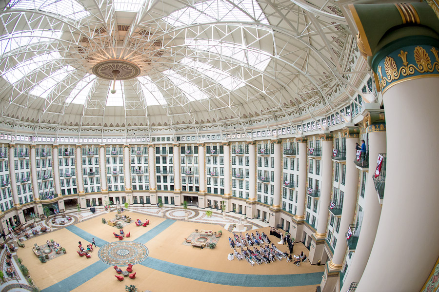 West Baden Springs Hotel Dome wedding photography
