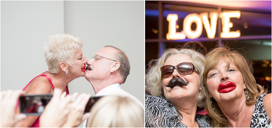 Muhammad-Ali-Center-Wedding-Photography-Louisville-Kentucky-Megan-Ryan-12 funny wedding reception moments with fake candy lips