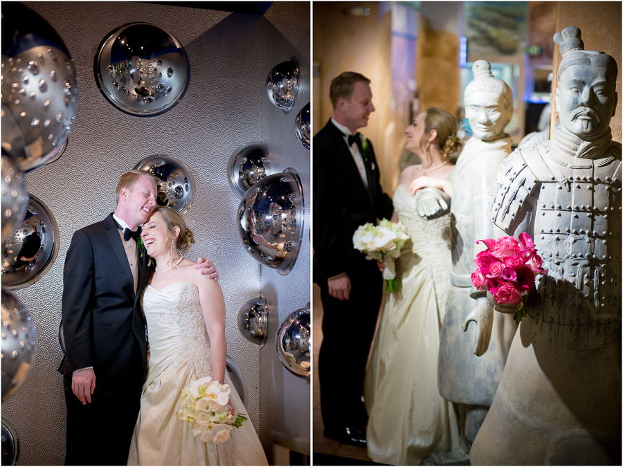 Indianapolis-Childrens-Museum-Wedding-Photography-Rebecca-Nathan-09 Funny wedding photos of bride and groom in children's museum