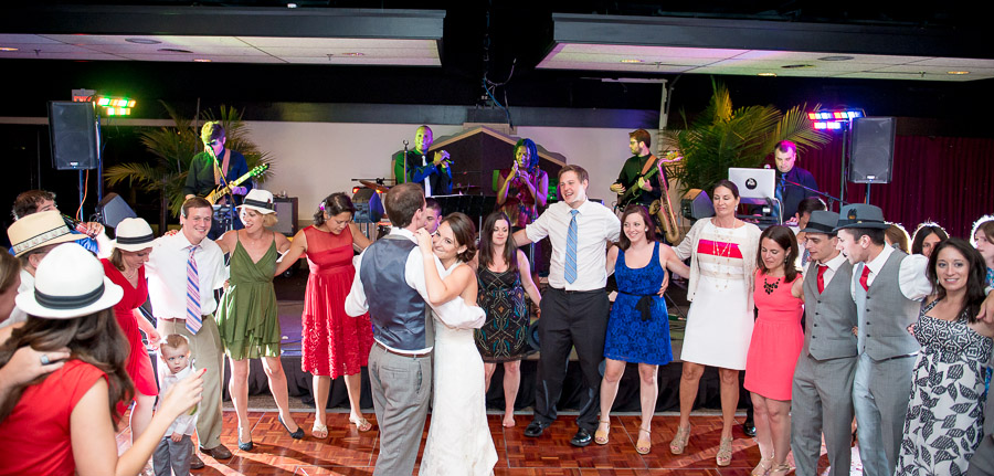 last dance photo at fun, party wedding in Virginia