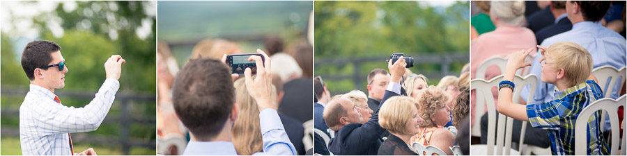 Bluemont-Vineyard-Wedding-Photography-Katie-Doug-08 funny photos of wedding guests taking photos at Bluemont Vineyard wedding