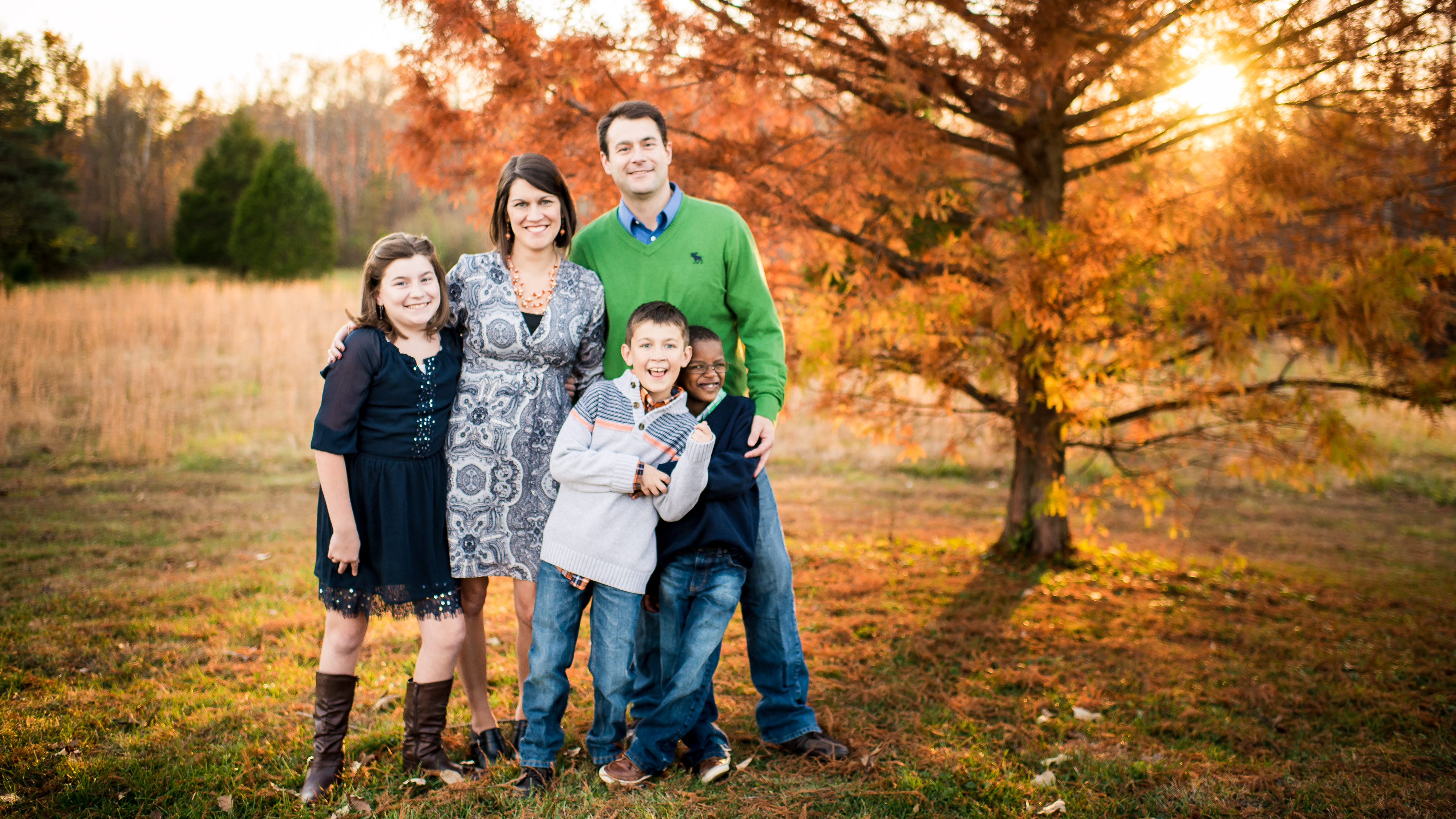 Sweet yet formal family photos