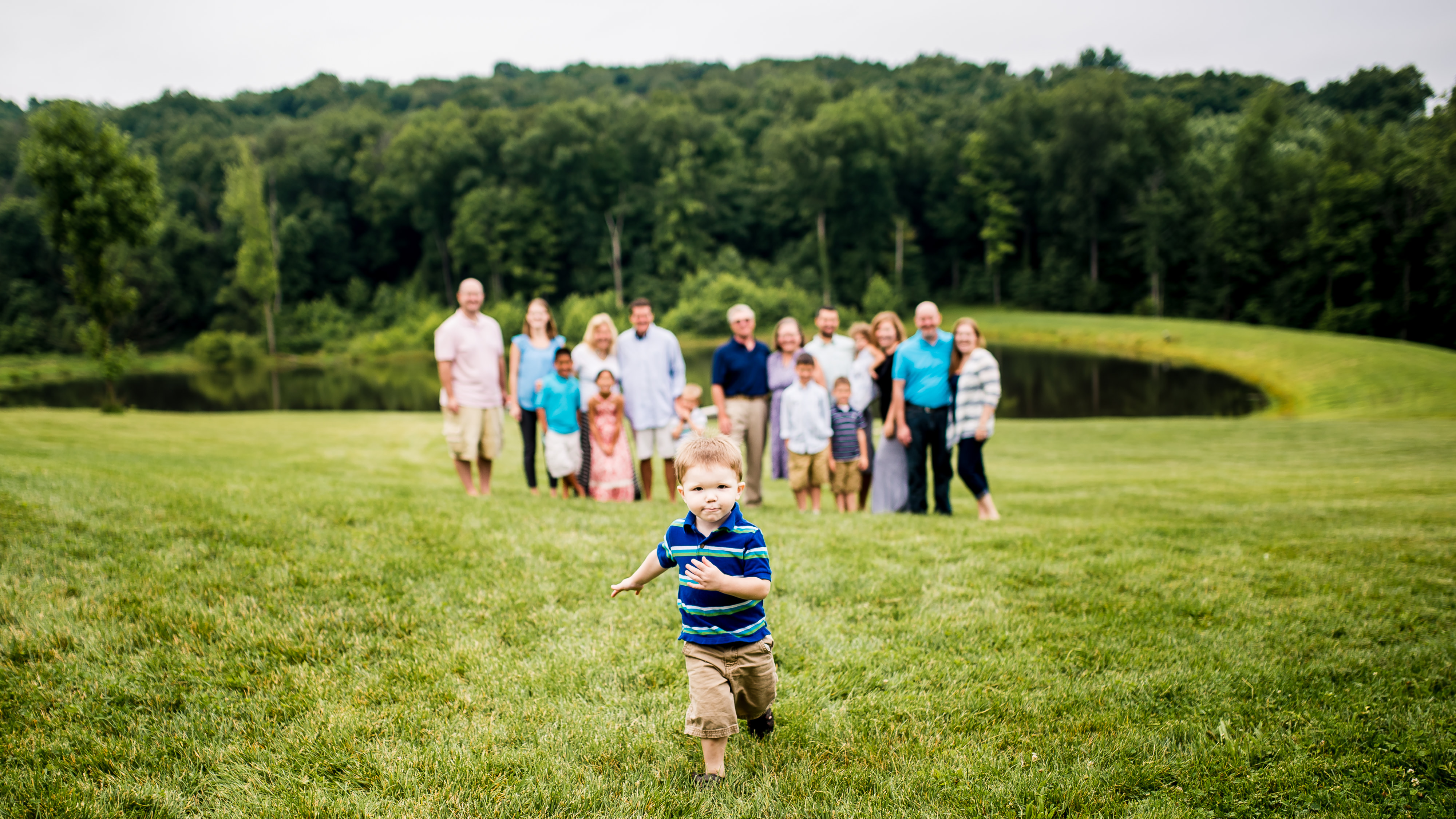 fun moments even during formal family photos!
