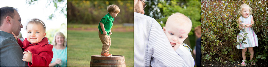 mustard-seed-gardens-wedding-photography-indiana-jen-tyler-12 cute, funny kids playing during cocktail hour at Mustard Seed Gardens wedding