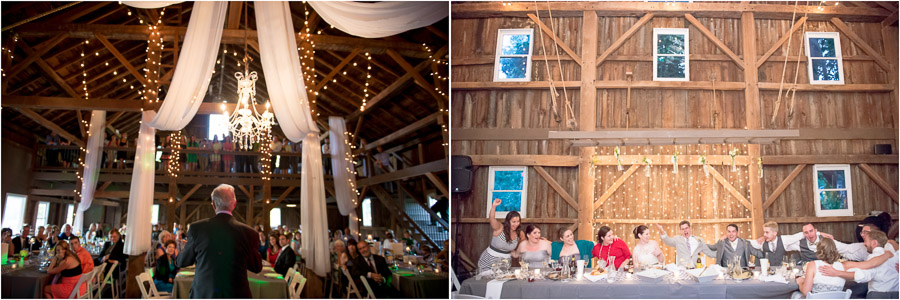 mustard-seed-gardens-wedding-photography-indiana-jen-tyler-14 Great father of the bride speech and hilarious wedding party at head table at Mustard Seed Gardens wedding