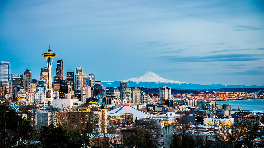 Bloomington-Indianapolis-Wedding-Photographers-2013-Favorite-Photos-of-the-Year-14 Travel photography, fun cityscape of Seattle, Washington.