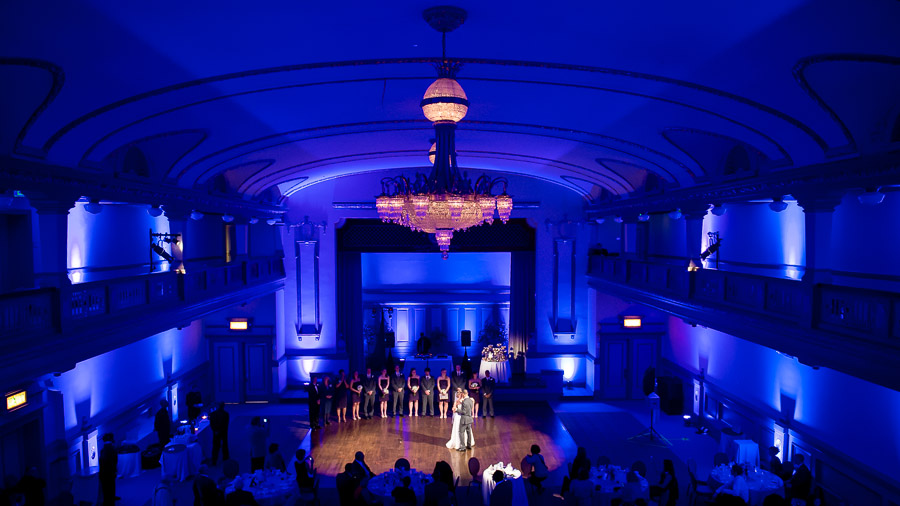 Bloomington-Indianapolis-Wedding-Photographers-2013-Favorite-Photos-of-the-Year-31 Gorgeous, dramatic, first dance photo with blue lighting.