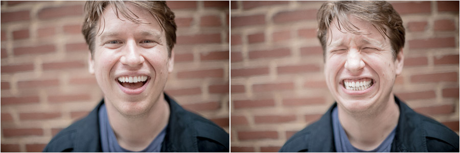 Bloomington-Indianapolis-Wedding-Photographers-2013-Favorite-Photos-of-the-Year-40 Funny portraits of comedian, Pete Holmes by TALL + small Photography