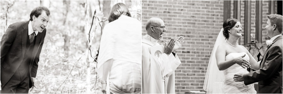 Bloomington-Indianapolis-Wedding-Photographers-2013-Favorite-Photos-of-the-Year-57 Great reaction shots from groom's first look, and priest's announcement by TALL + small Photography