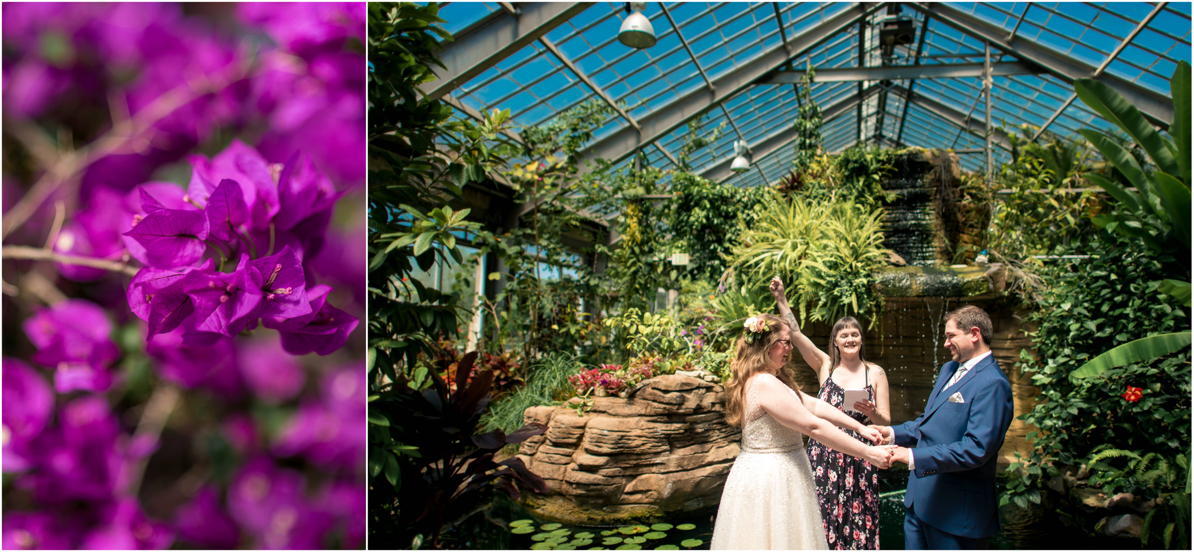 Garfield Park Conservatory Wedding Photos in Indianapolis