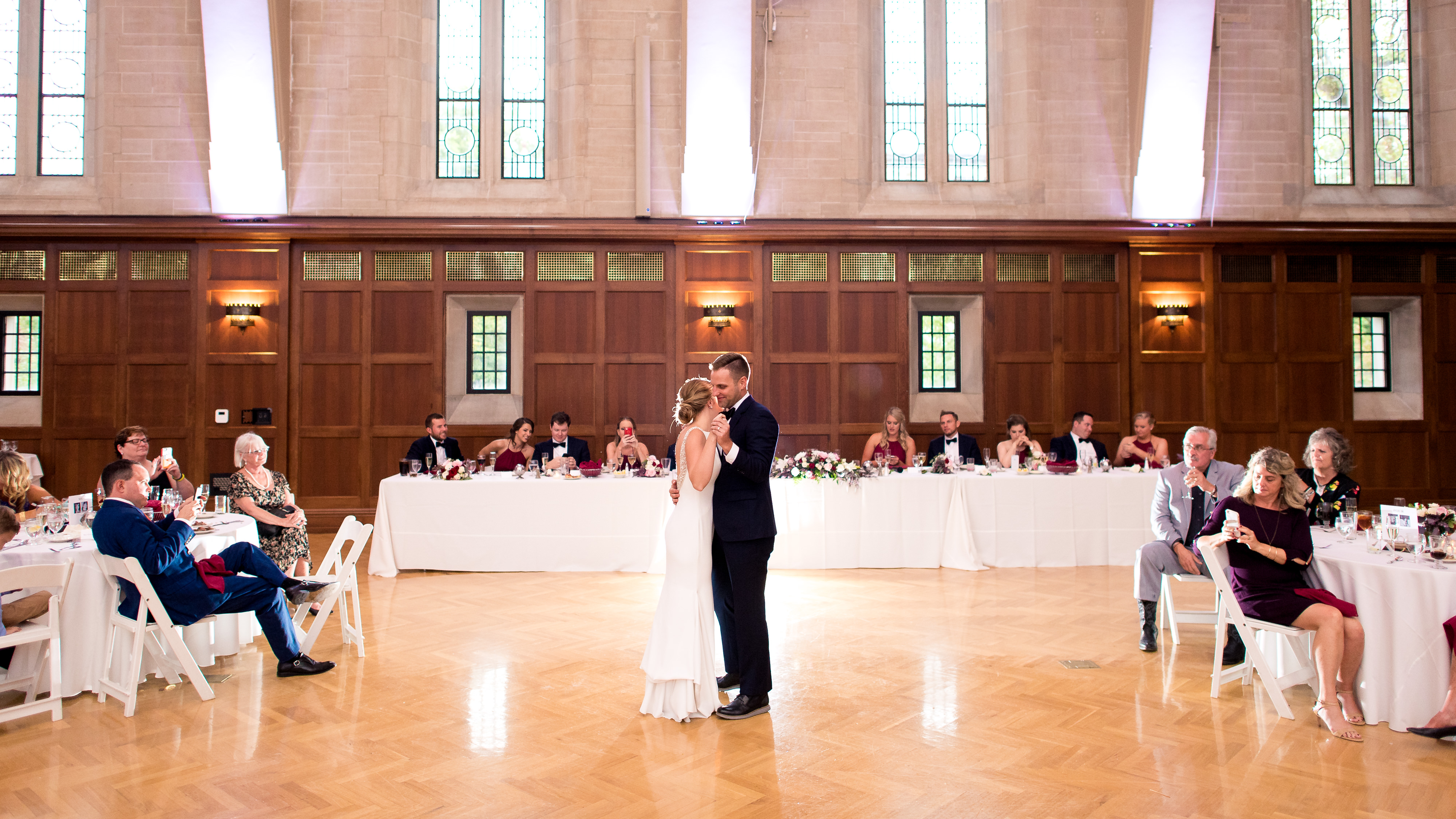 Indiana University Alumni Hall Wedding Photography