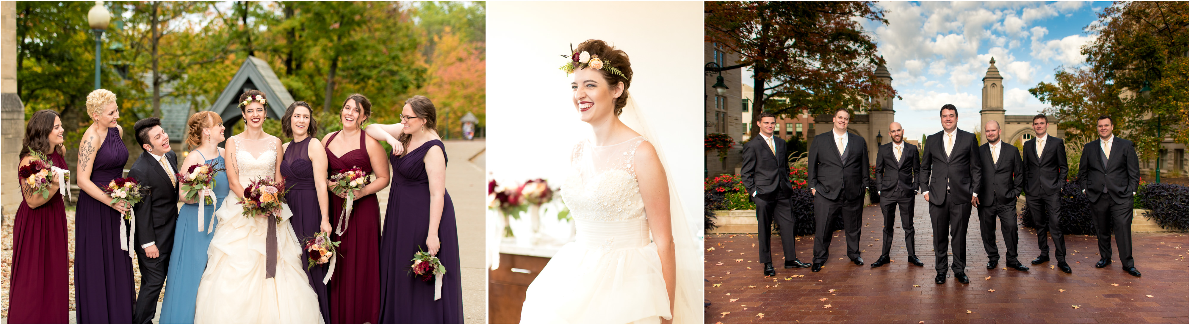 Mary + Jason's Fun Morning IU Wedding