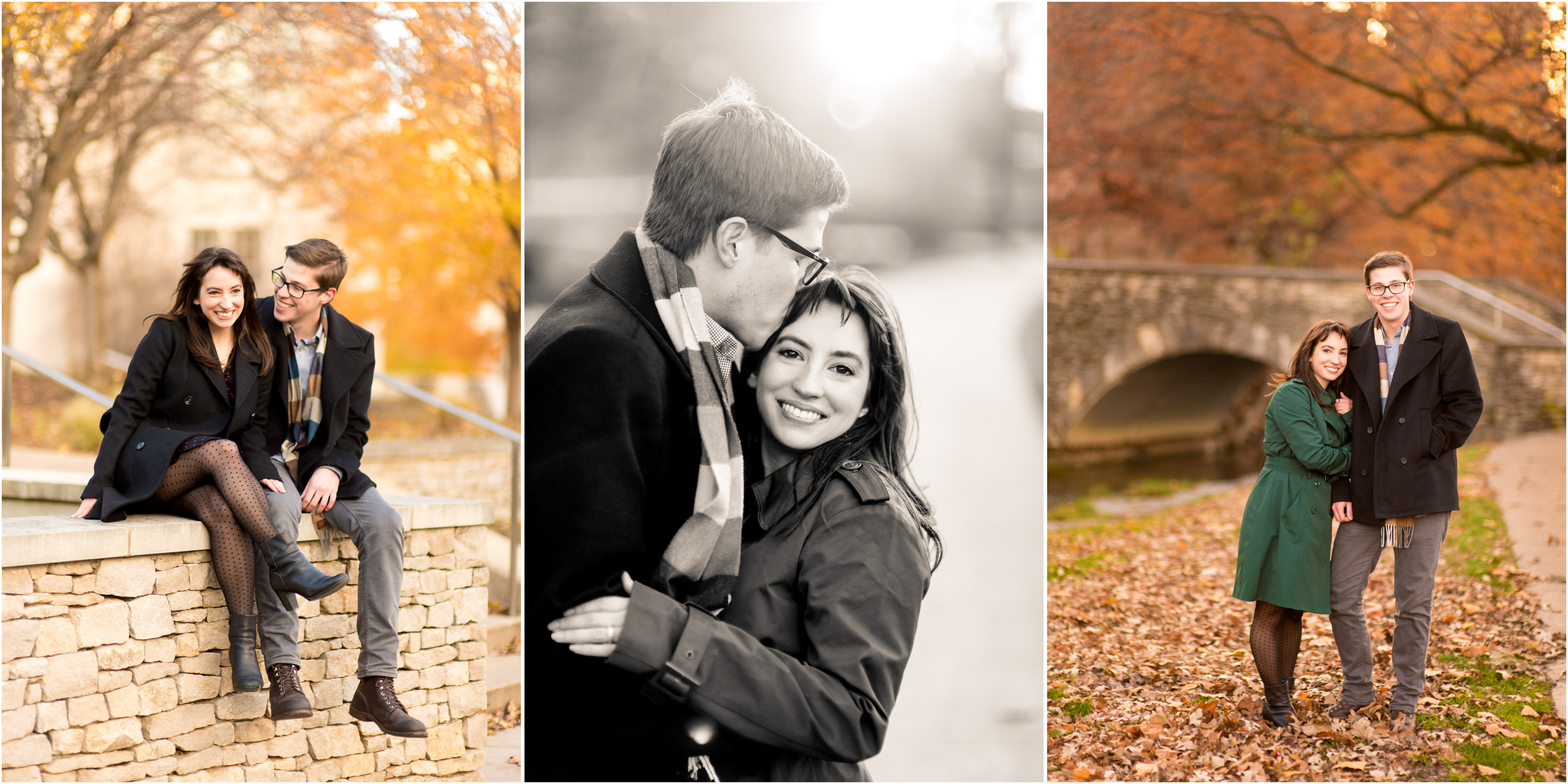 Late Fall Bloomington Engagement