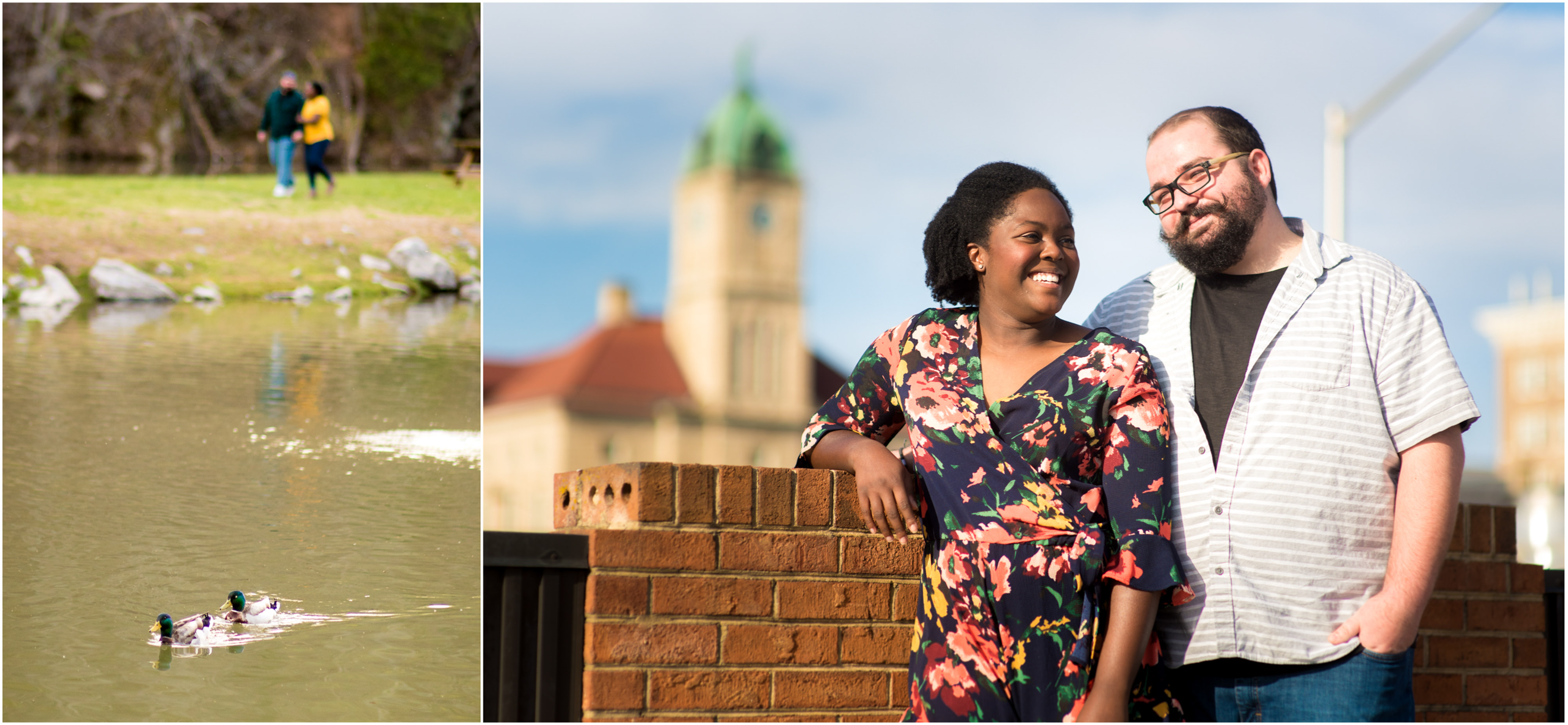 Downtown Harrisonburg Engagement Photos
