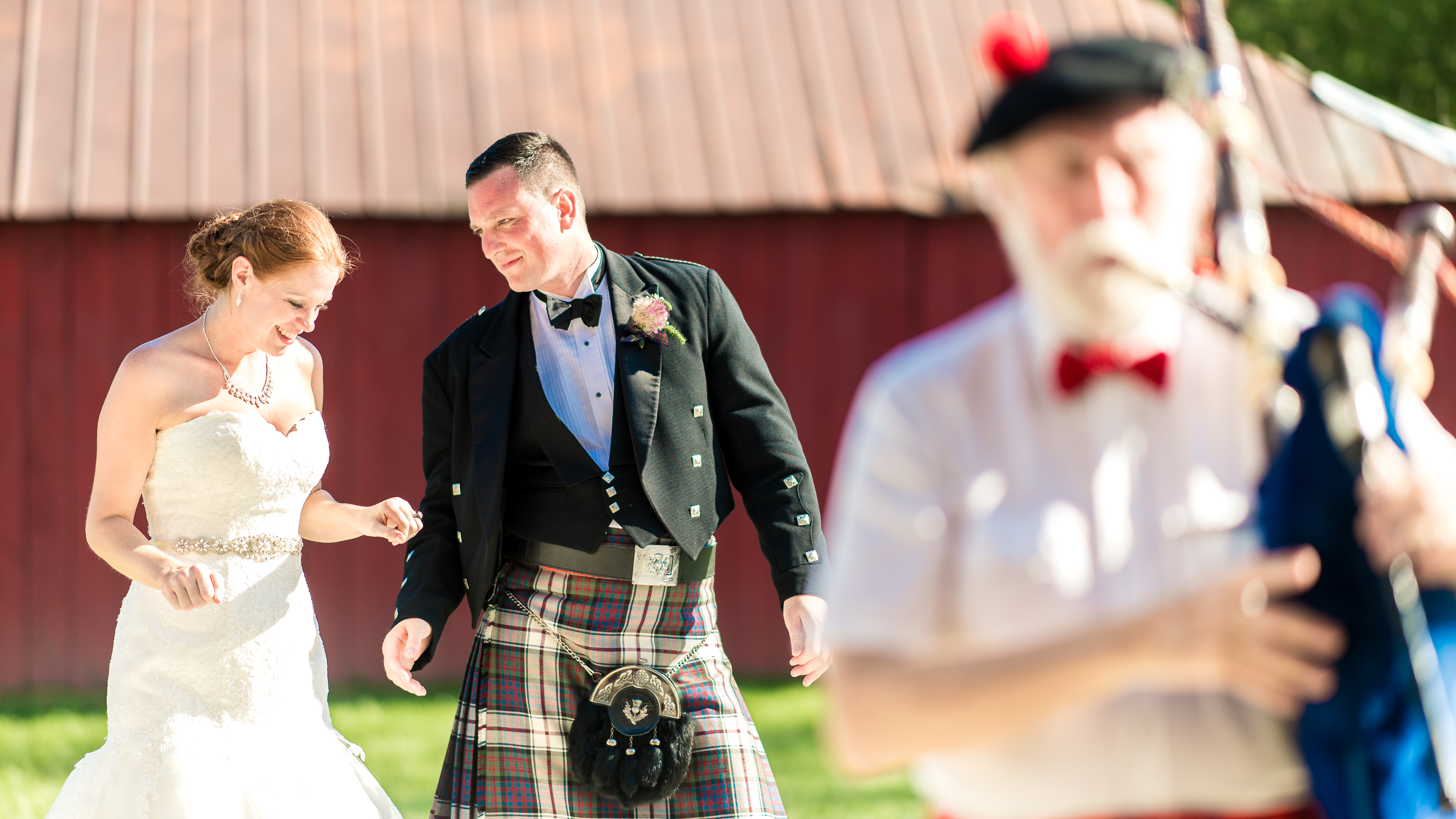 Scottish Wedding Entrance