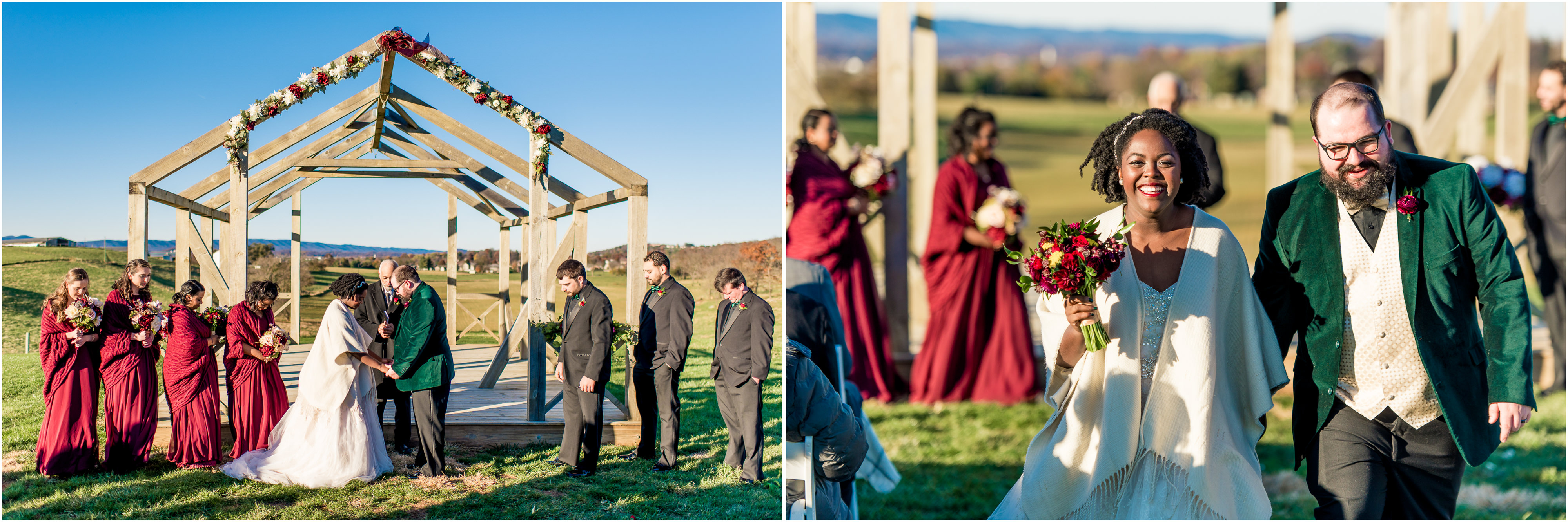 On Sunny Slope Farm Wedding Photo